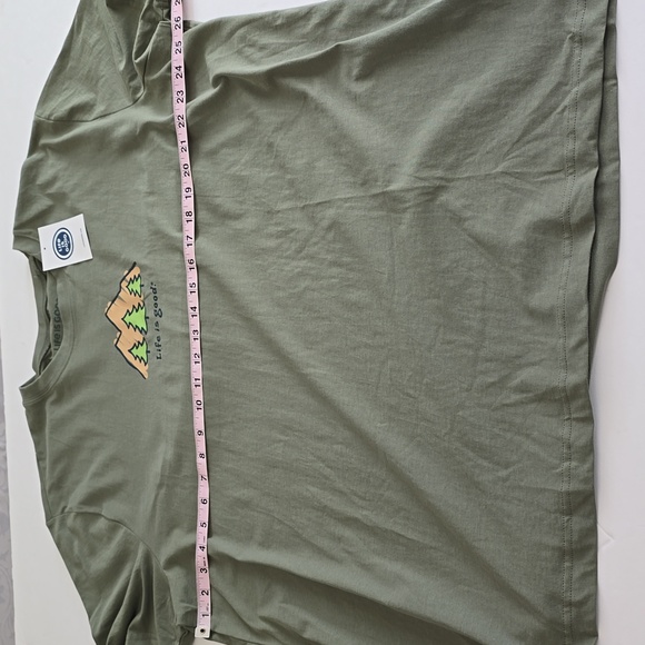 NWT Life Is Good Graphic  Mountains Short Sleeve Tshirt Green Size XXL - Picture 10 of 15